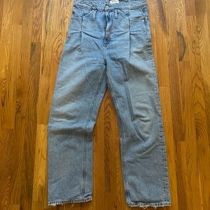 Agolde pleated oversized jeans